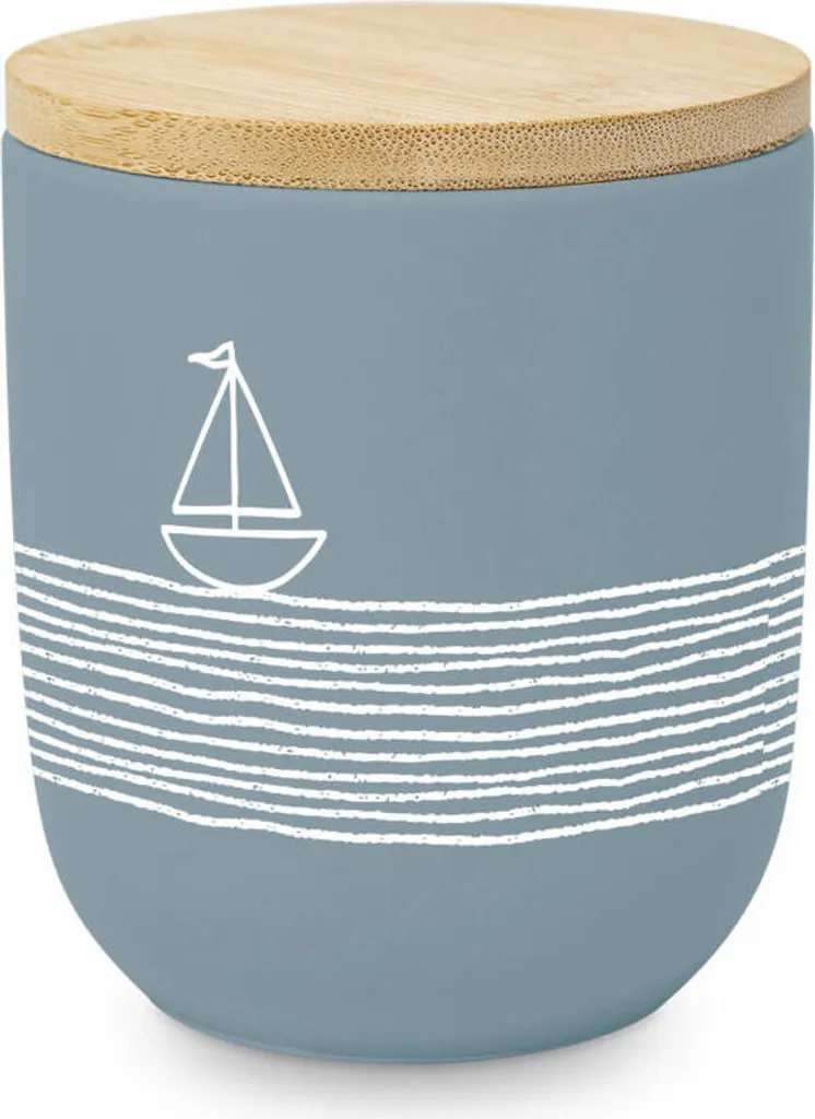 Contenitore PPD Pure Sailing blue 350ml | Design Matte e Bambù 604768