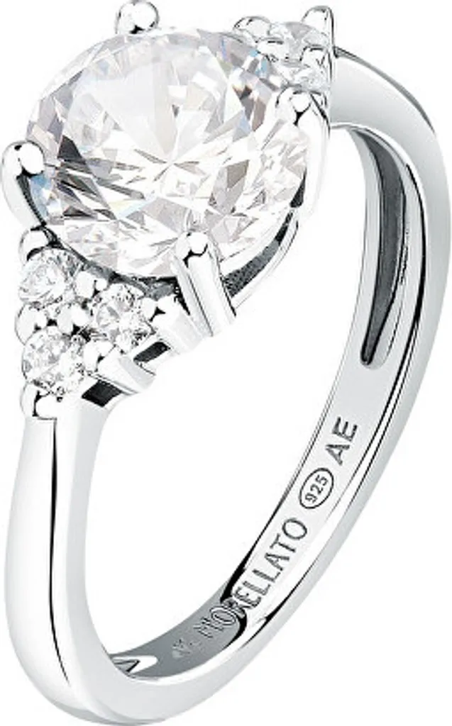 Bague de soirée en argent brillant Tesori pour femme - Taille 56 mm