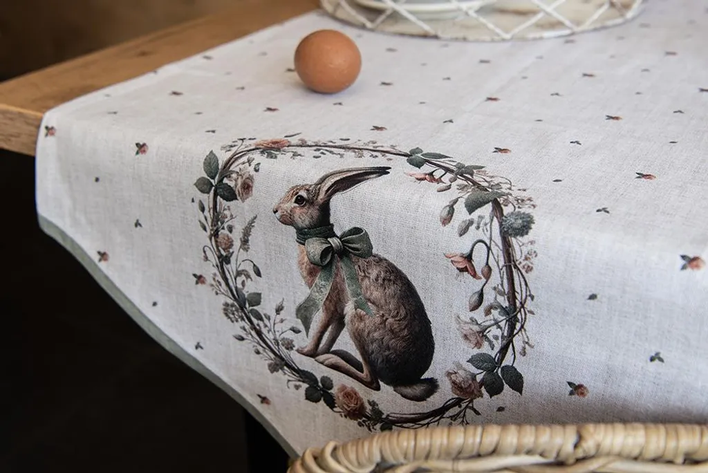 Offerta Set 6 Tovagliette Clayre & Eef Cotone Beige 48x35 cm - 6