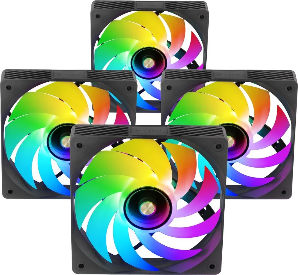 Ventilation PC Gaming ARGB 120mm Tacens Mars MF-SI4KIT Pack de 4 avec Télécommande - 2