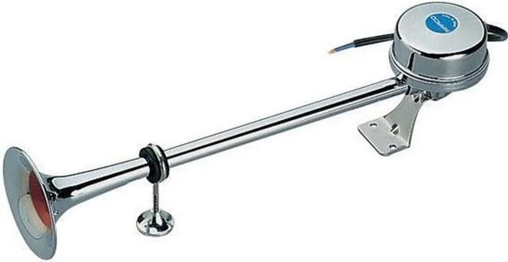 Marco EM1 24V Corne de Brume en Acier Inoxydable 470mm pour Bateau
