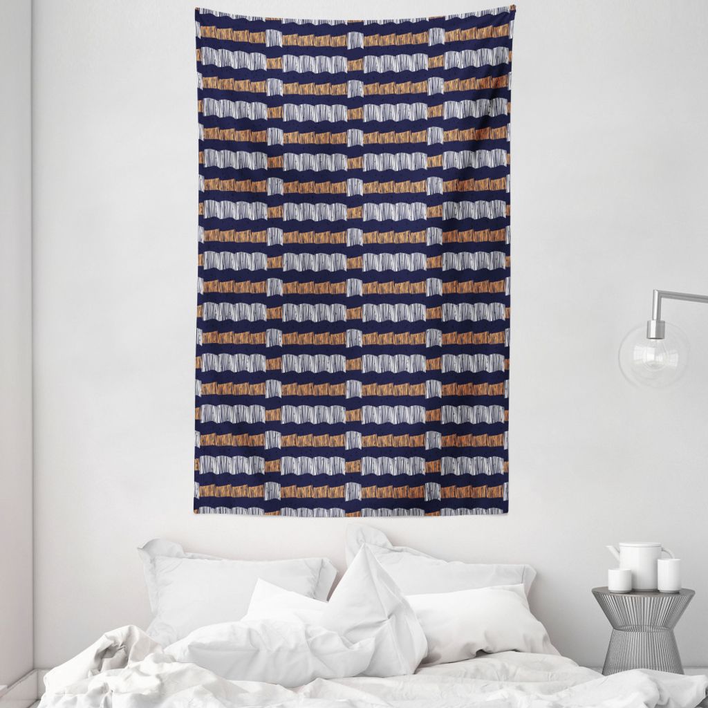 ABAKUHAUS Ethnisch Wandteppich und Tagesdecke, Abstraktes Motiv aus Weiches Mikrofaser Stoff Waschbar ohne Verblassen Digitaldruck, 140 x 230 cm, I...