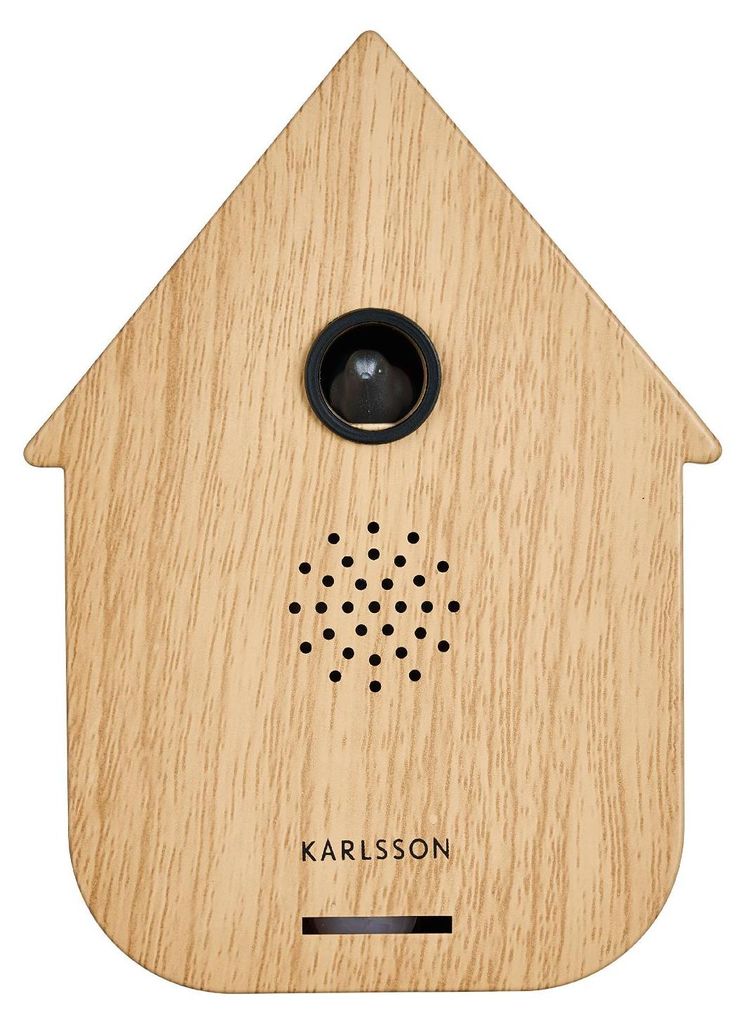 Karlsson - Ornament Sound Box Modern Cuckoo - Hellbraun - Produktbild 