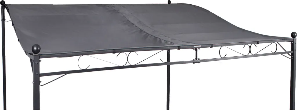 Réparer votre Tonnelle avec ce Toit de Rechange 300x250 cm Gris Universel