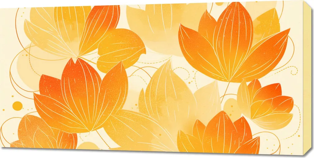 Quadro 100x50cm Visualizzazione autunnale