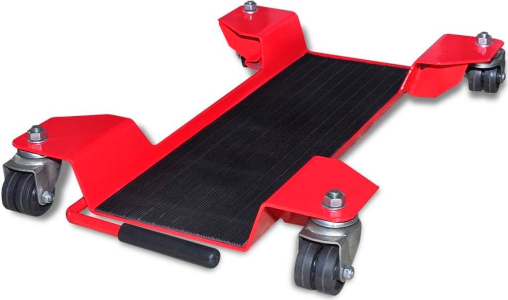 Motorrad-Rangierhilfe Rot