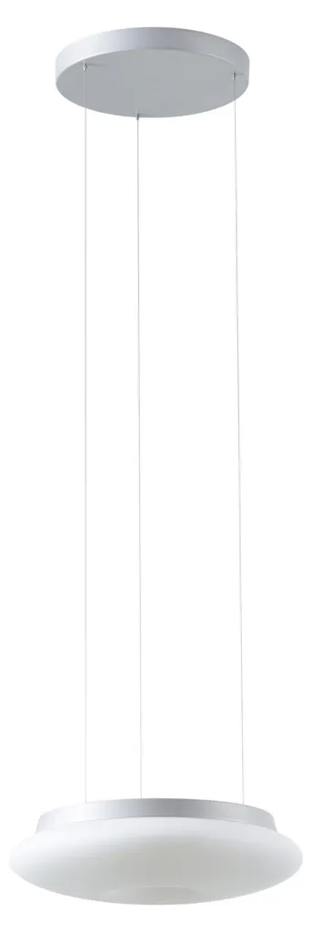 Éclairage LED design SATURN LE1 argent : fini les zones d'ombre, Ø 35cm