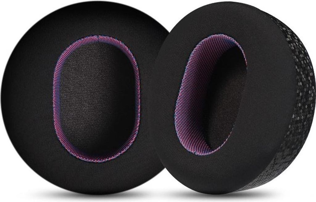 INF Microsoft Surface Headphones 1/2 Ohrpolster, Eisgekühltes Leder, Schwarz-Lila, 2 Stück