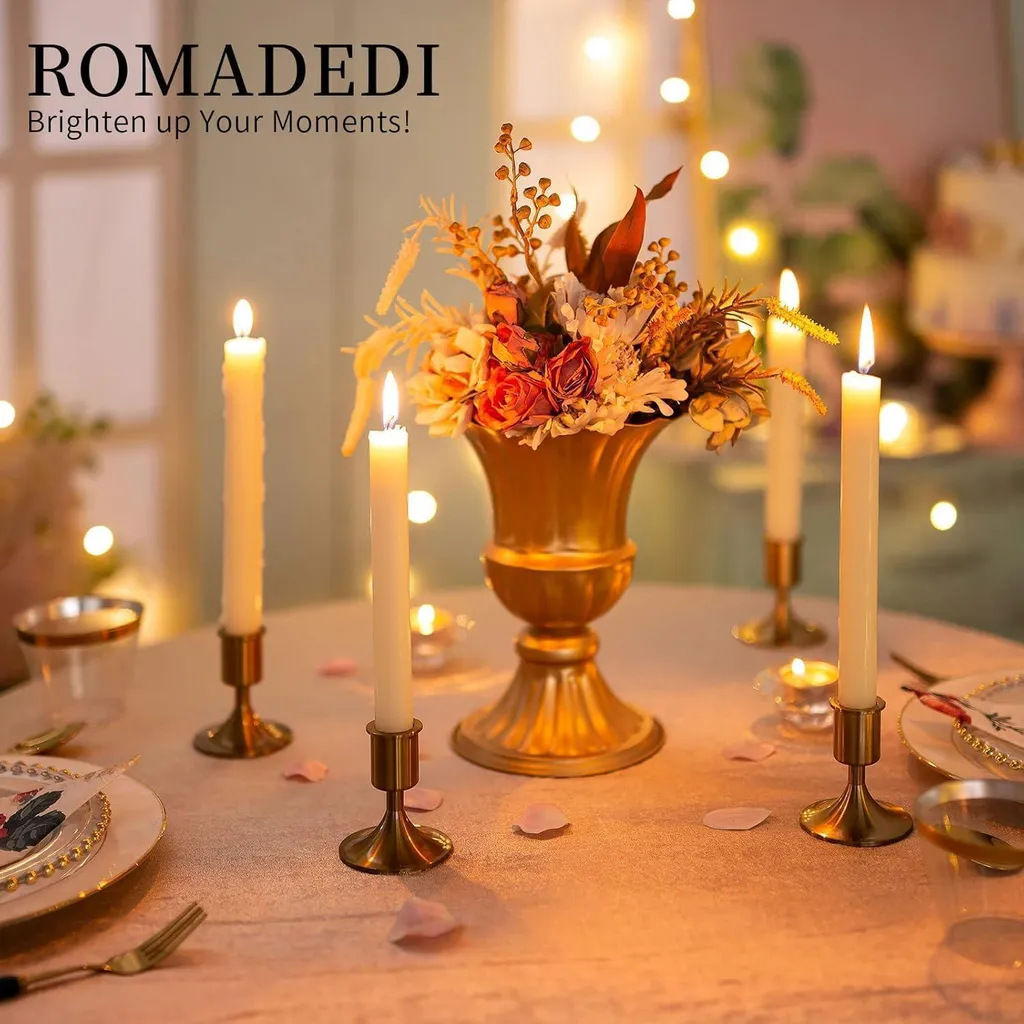 Vassoio Portacandele Rotondo Oro Rosa – 10 Cm, In Metallo, Per Candele, Gioielli, Trucco, Decorazione Casa - 3