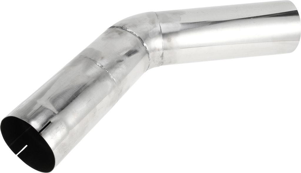 45 Grad Schneidmandrel Auspuffrohr DIY Benutzerdefiniertes Auto Modifiziertes Auspuffrohr Rohrleitung 102mm/4" OD 300mm/12" Länge T304 Edelstahl S...