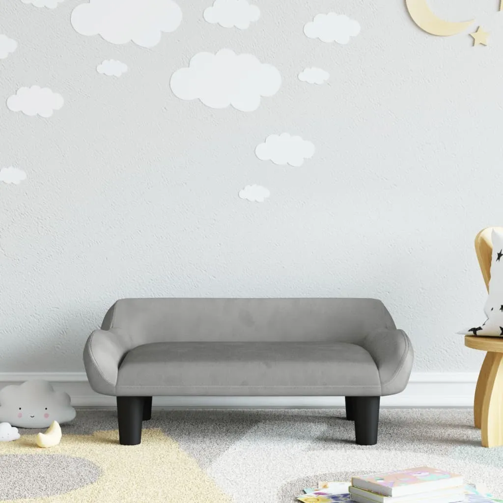 Offerta Divano Bambini Velluto 70x40x24 cm - Comfort Garantito