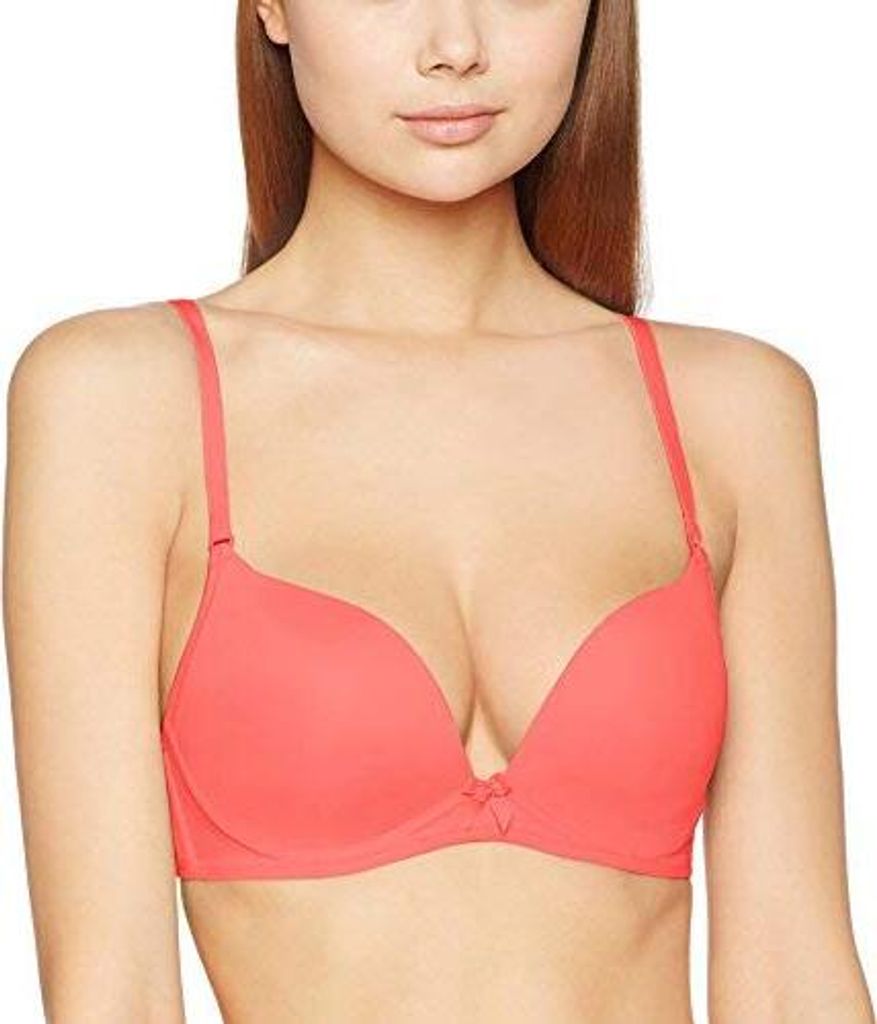 Sloggi Wow Comfort PolyurethanBH Ohne Bügel, Farbe: Rot (Pink Grapefruit Jam), Größe: 85C