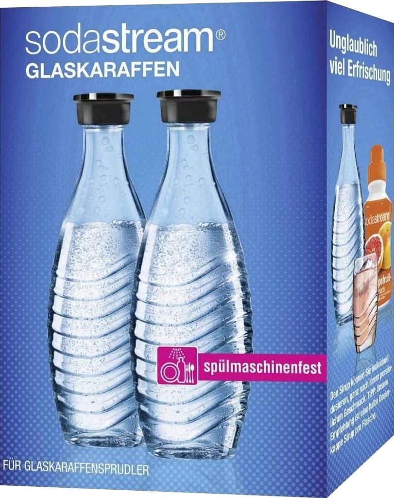 Caraffa SodaStream in vetro, confezione da 2 pezzi Immagine del prodotto 