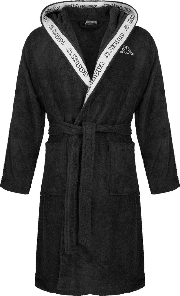 KAPPA Uni Bademantel mit Kapuze 100% Baumwolle Gr. S-4XL, Produktbild 