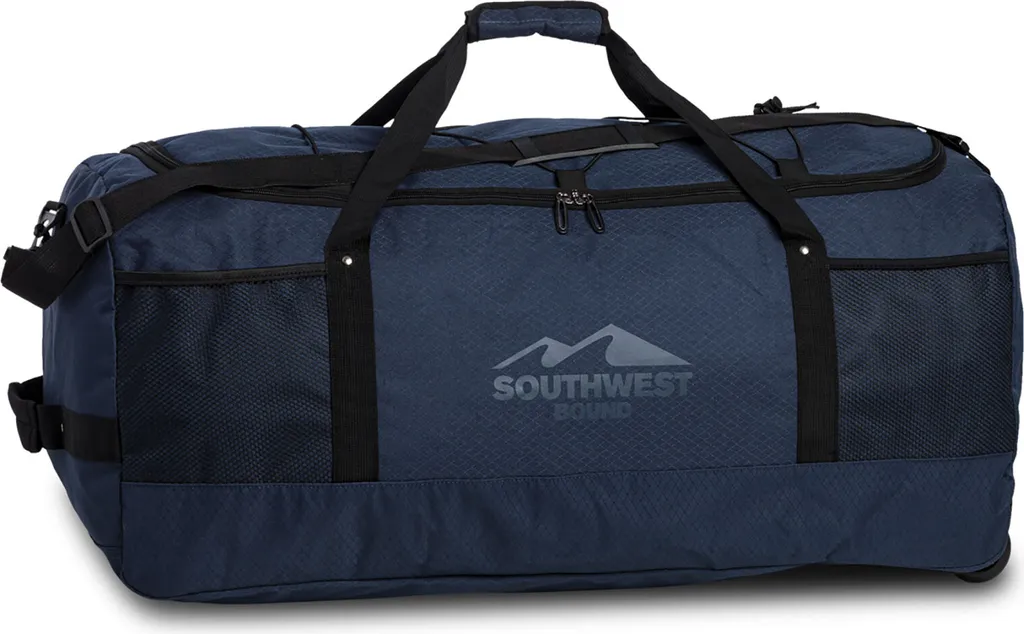 Plus de place chez vous ? Sac de voyage 90l pliable à roulettes XXL
