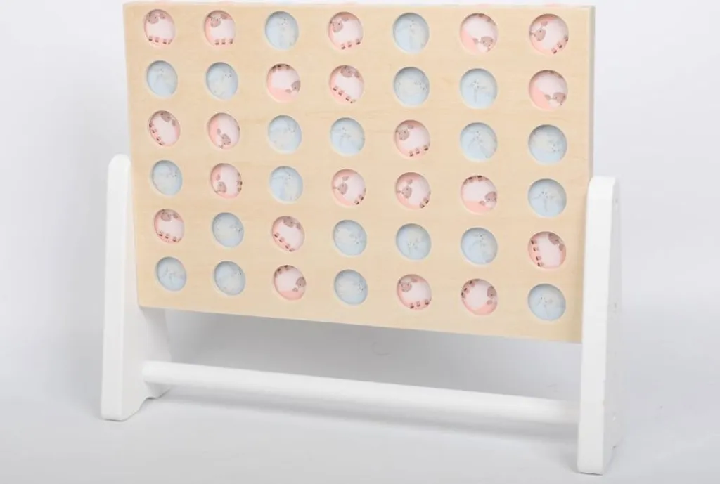 Tic-Tac-Toe bois déco - Jeu de table pour café, bureau et réception - 4