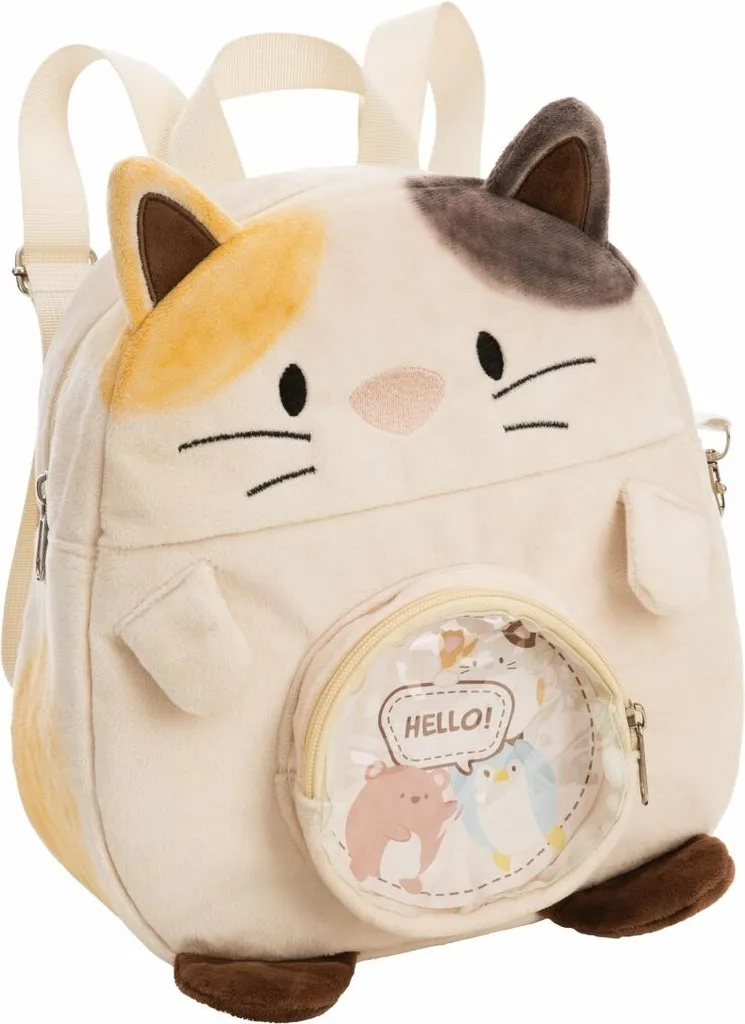 Sac à dos enfant Chat Angy MyMochi NICI - Idéal pour la crèche et loisirs