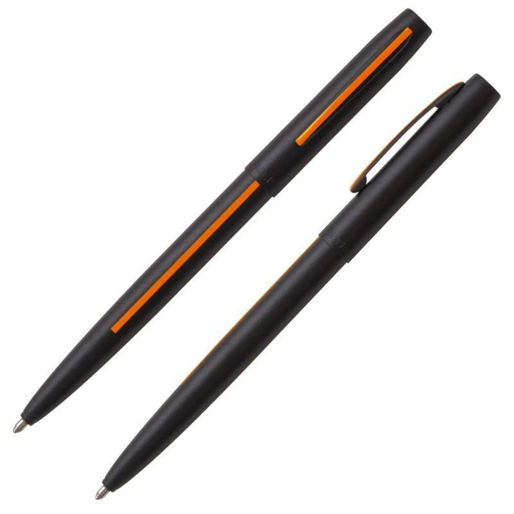 Cap-O-Matic Space Pen "First Responders Series - Search & Rescue", Nicht Reflektierendes Mattschwarz (#M4BSROL)