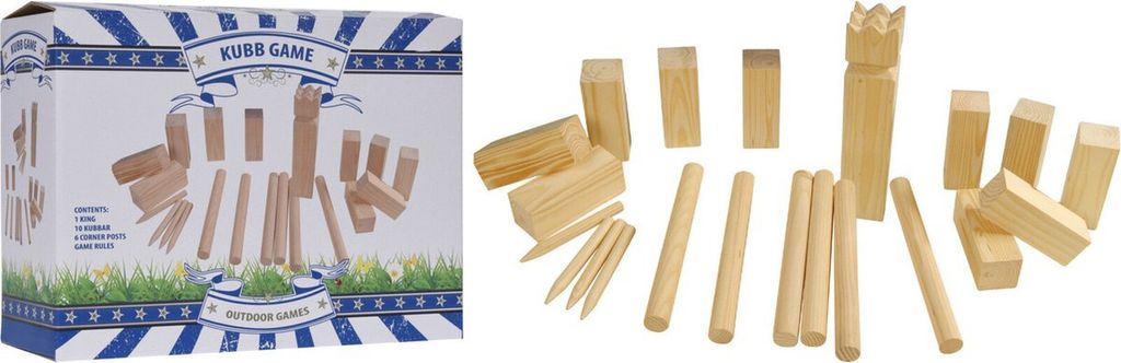Zestaw Kubb Wood - 11 elementów Zdjęcie produktu 