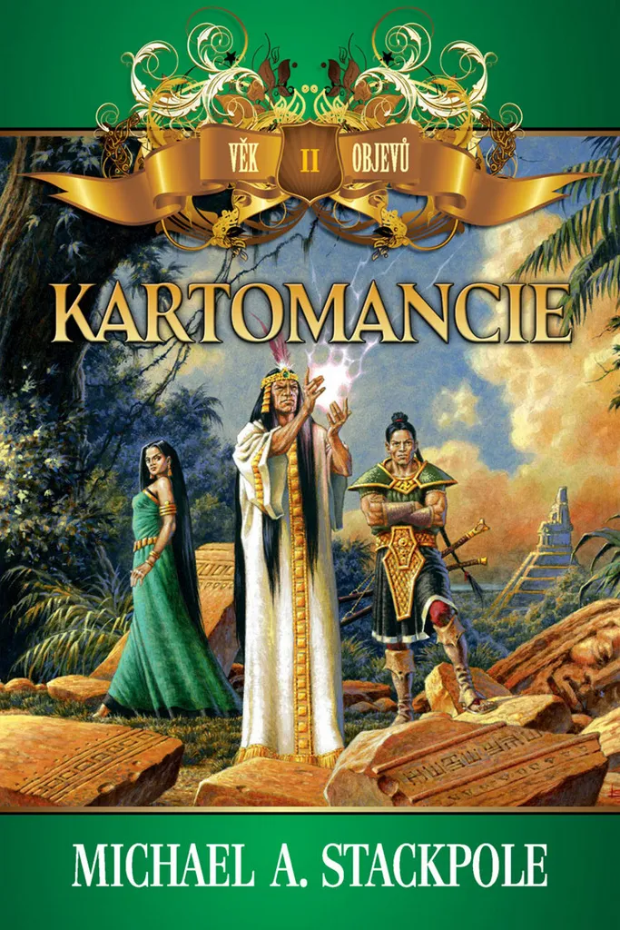 Kartomancie Věk objevů 2 Michael A. Stackpole Roman avec Magie et Cartes