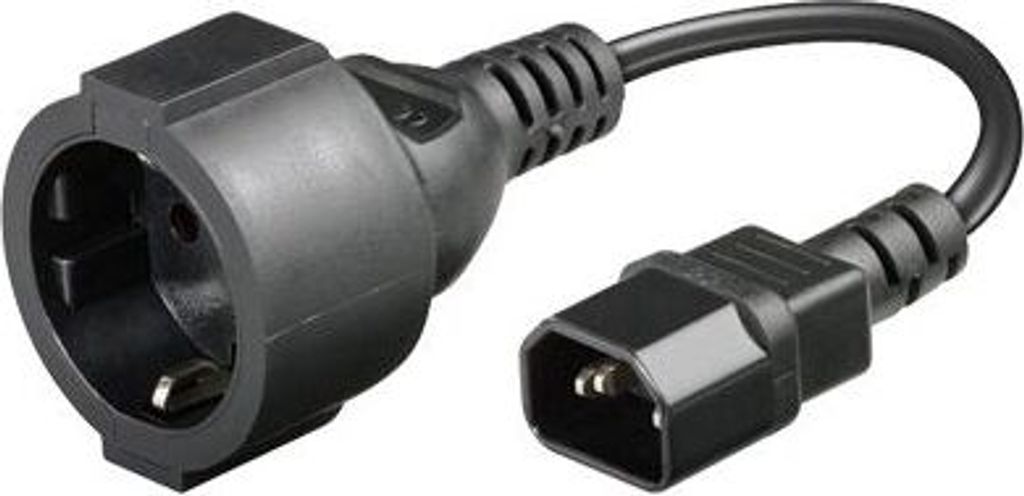 Microconnect Przedłużacz C14 - Schuko Female Zdjęcie produktu 