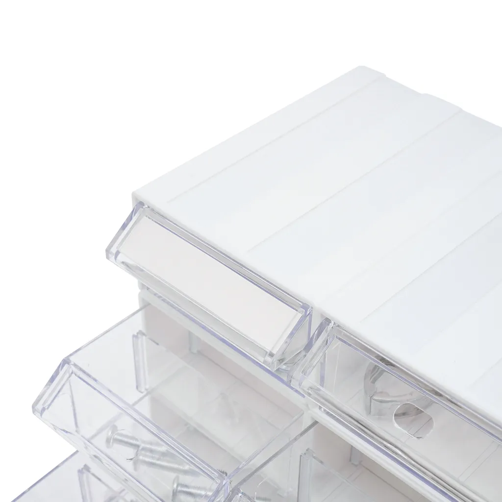 Organisateur tiroir modulable 12 boîtes robustes de tailles différentes - 6