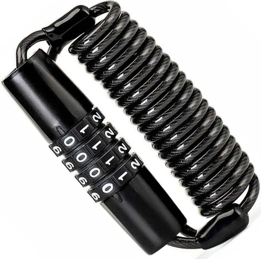 Rockbros Cipher Fahrradschloss 1.5M Stark Langlebig Schwarz Produktbild 
