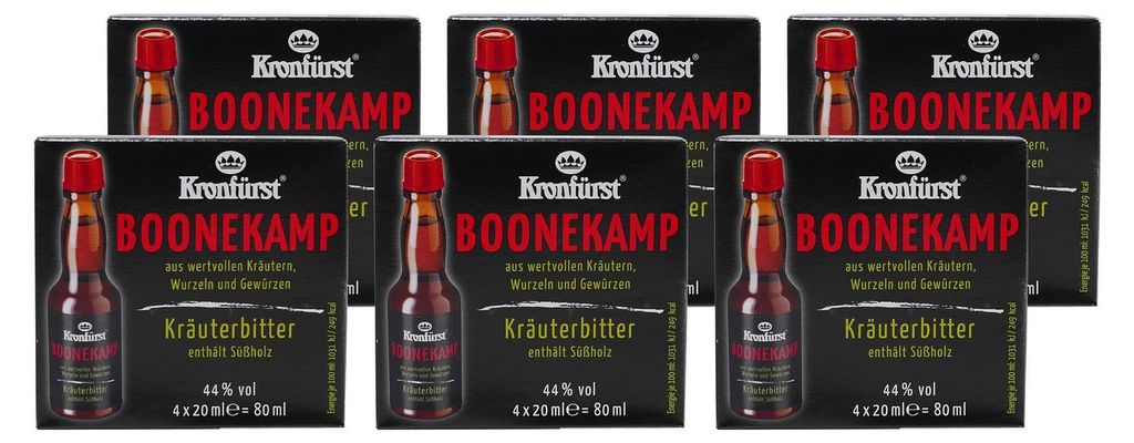 Kronfürst Boonekamp Kräuterbitter (80 x 0,02L) Produktbild 