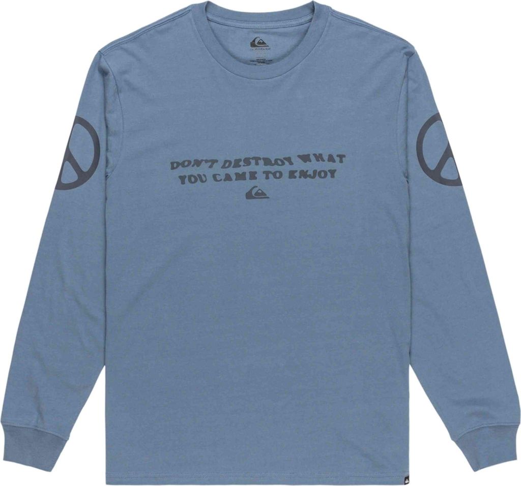 Quiksilver Evo Cold Ways Langarm-t-shirt Blau XL Mann Blau XL