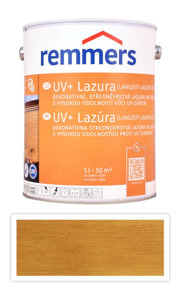 Remmers Dauerschutz-Lasur UV eiche rustikal (RC-360) 5 l, Produktbild 