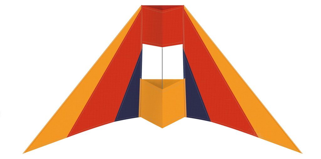 Einleinerdrachen Phoenix 65x180cm 15-45km/h