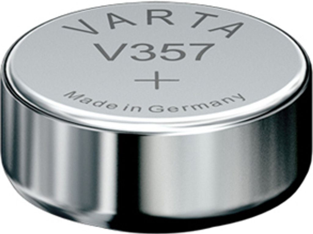 Varta V357 Batterie - Silberoxid - für Uhr - 155 mAh Shelf Produktbild 