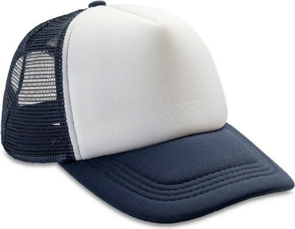 Result Headwear Herren Core Detroit 1/2 Mesh Truckers Kappe RW7249 (Einheitsgröße) (Schwarz/Weiß)