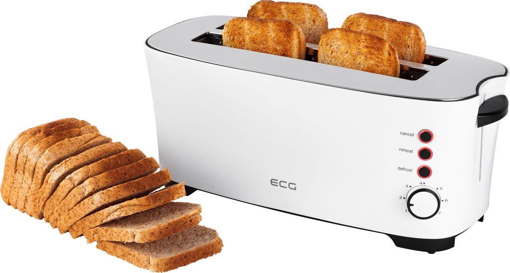 ECG ST 13730 | Toaster | 4 Toastscheiben | Auftaufunktion | Produktbild 10