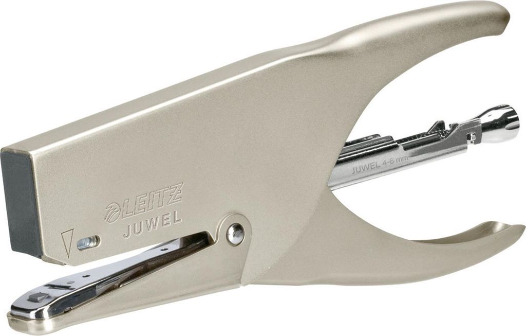 Leitz Juwel 3000 Flachheftzange, für 30 Blatt, ergonomisch, Metall, 55580082