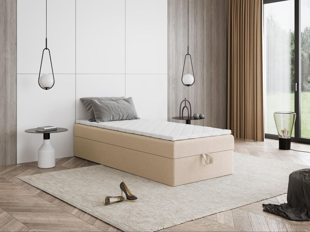 Boxspringbett mit Bettkasten Mira Mini 60x200 cm Produktbild 