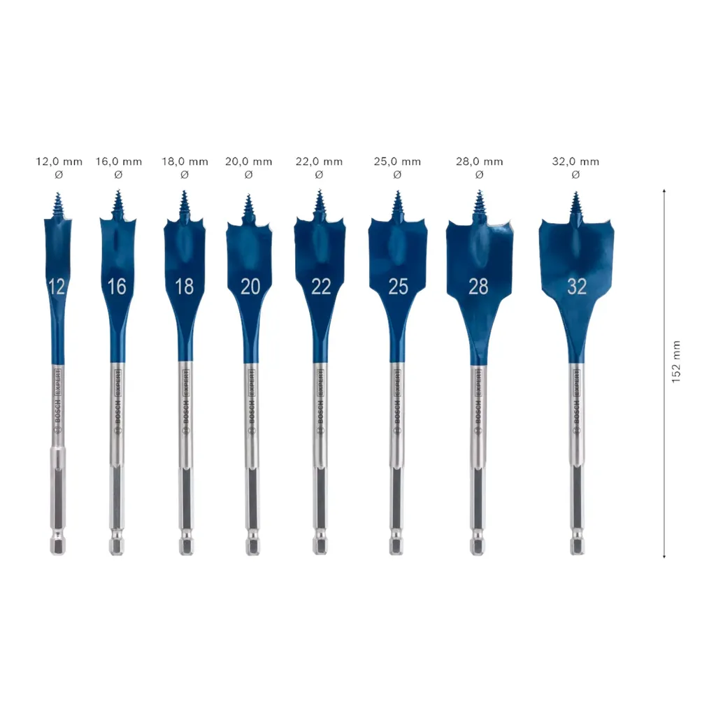 Kit Bosch Foret à Bêche pour Installations Électriques et Plomberie