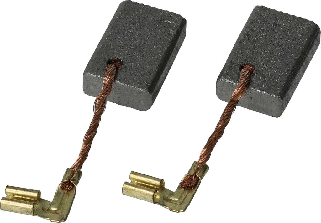 vhbw 2x Kohlebürste 4,9 x 10,9 x 16,5 mm kompatibel mit Makita 9558NBR, 9558NB, 9557NB, 9555NB, 9554NB, GD0600, 9565H, 9564H, 9558PB Elektrowerkzeug
