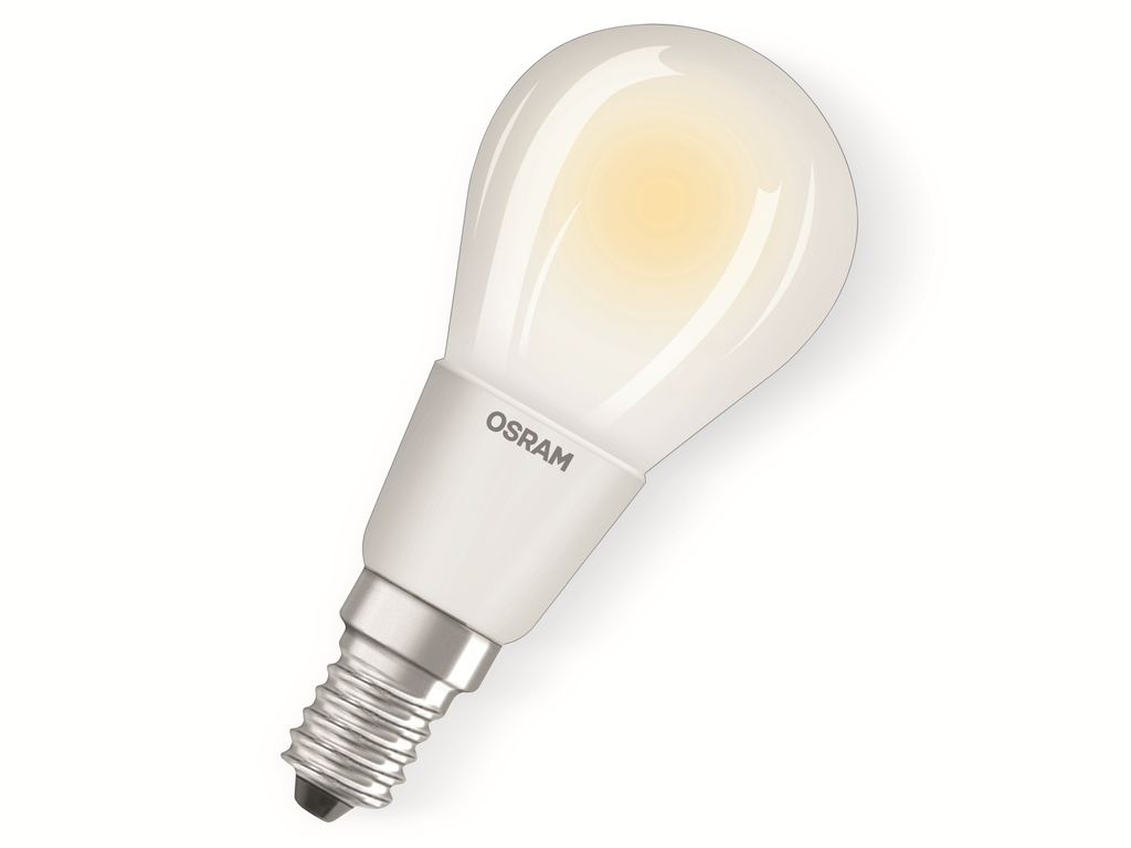 Osram LED Filament Retrofit Classic P40 Tropfen 6W = 50W E14 matt 806lm warmweiß 2700K DIMMBAR
