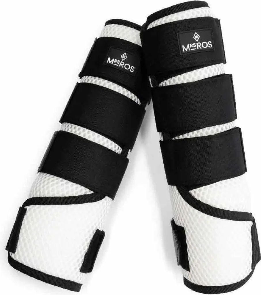 Guêtres de Protection Anti-Mouches Cheval Mrs. Ros Fly & Bug Blanc XL