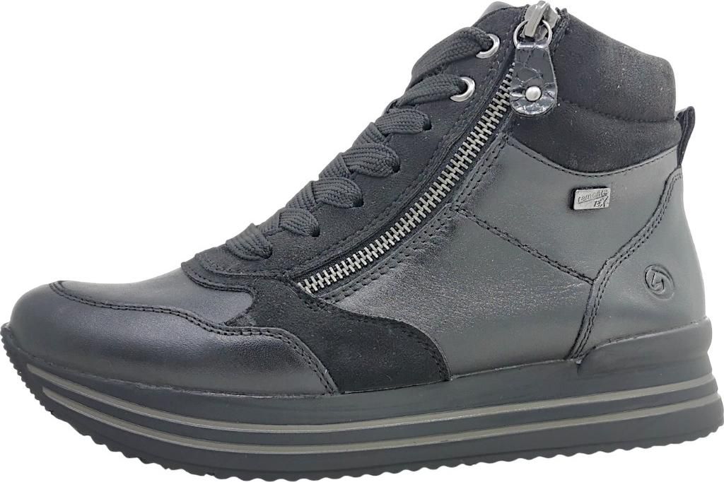 Remonte - Bottines à lacets pour femmes, couleur noire, Image du produit 