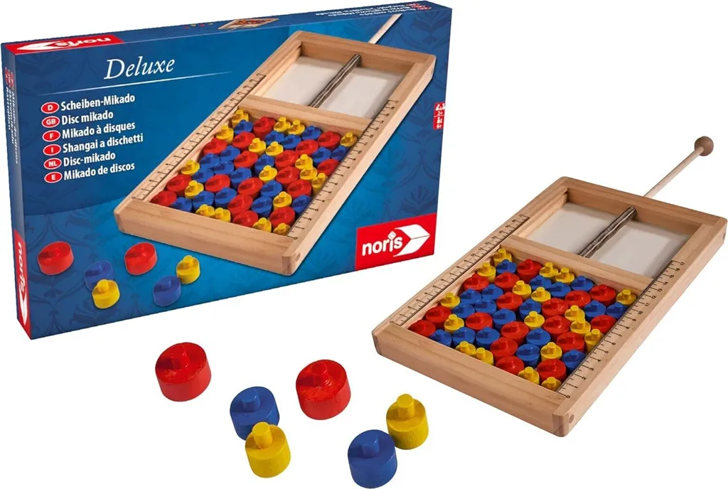 Jeu d'adresse Noris Deluxe : Dextérité et calme avec le Mikado 606101941