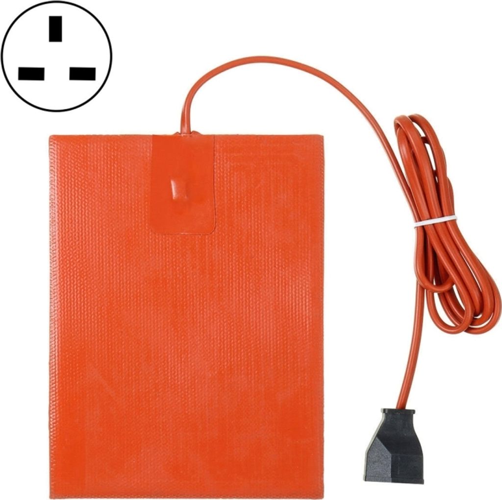 9 x 13cm Automotor Ölwanne Sump Tank Heater Pad, Steckertyp: UK Stecker