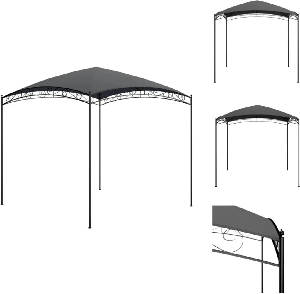 Tonnelle de jardin 3x3m pour réceptions et repas extérieurs