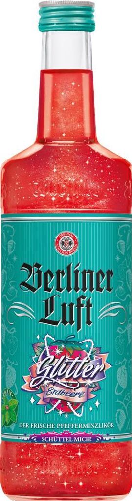 Berliner Luft Glitter Erdbeere Likör 18% Vol. 0.7L Produktbild 