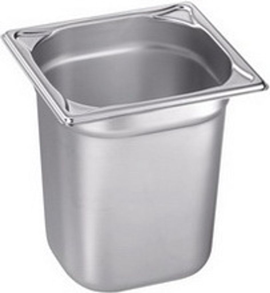 1x Blanco GN-BEHÄLTER GN 1/6-200 EDELSTAHL Pappbecher, Kaffeetasse