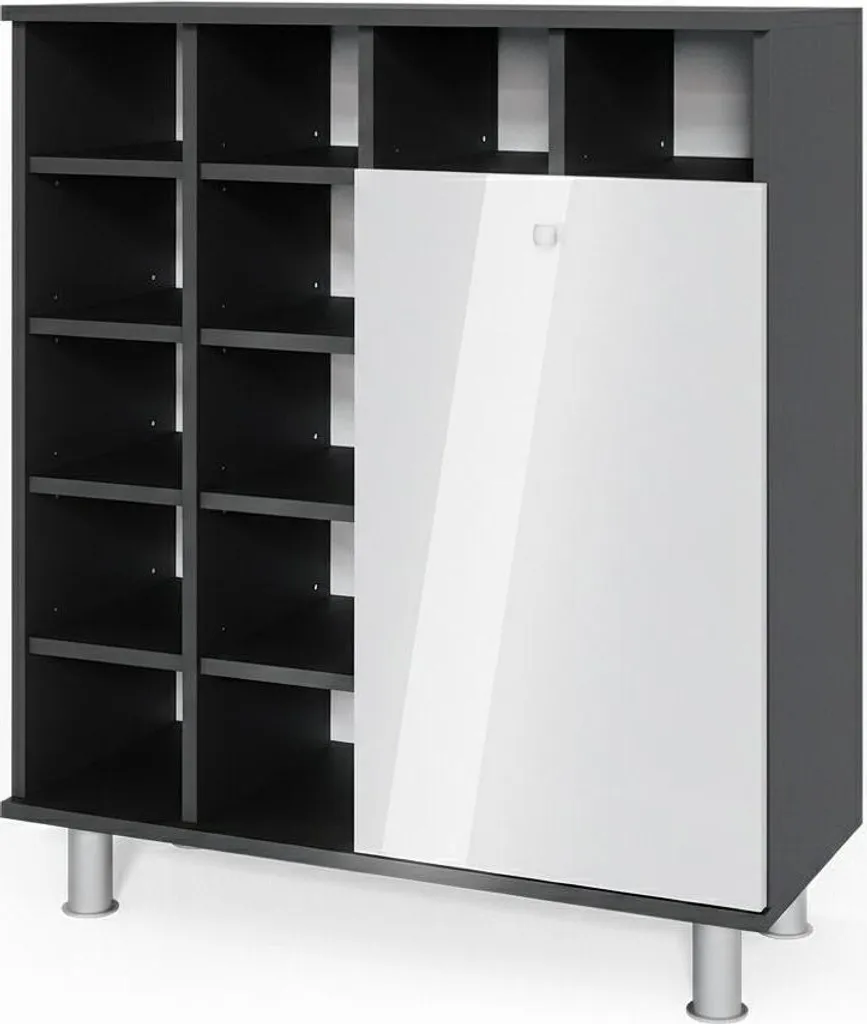 Armoire de bain Vicco Fynn Blanc Laqué 78.4cm Finition Haute Brillance 34156