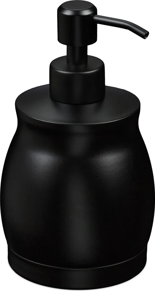 Relaxdays Dispenser Sapone Liquido Acciaio Inox 390ml - Robusto e Versatile