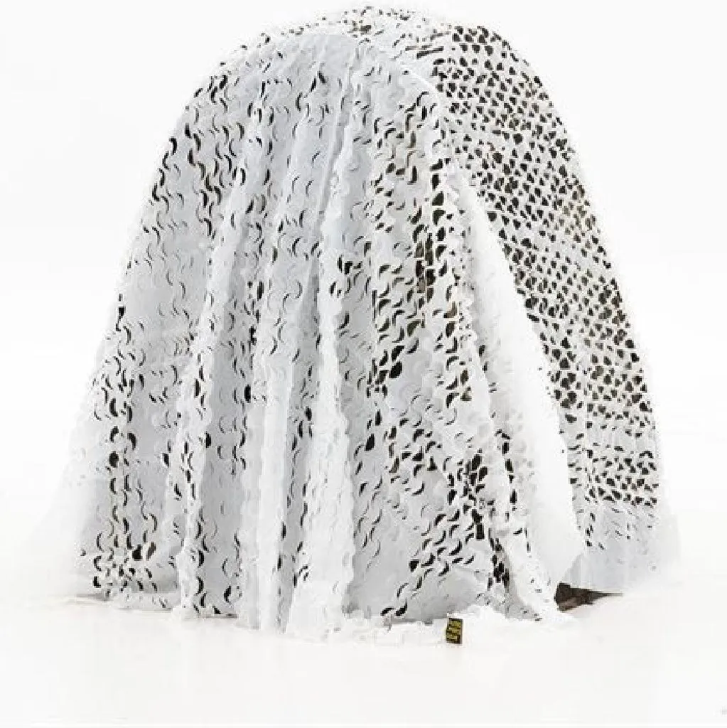 Filet Camouflage 3D Neige pour se Cacher des Animaux en Hiver 2,4x3m