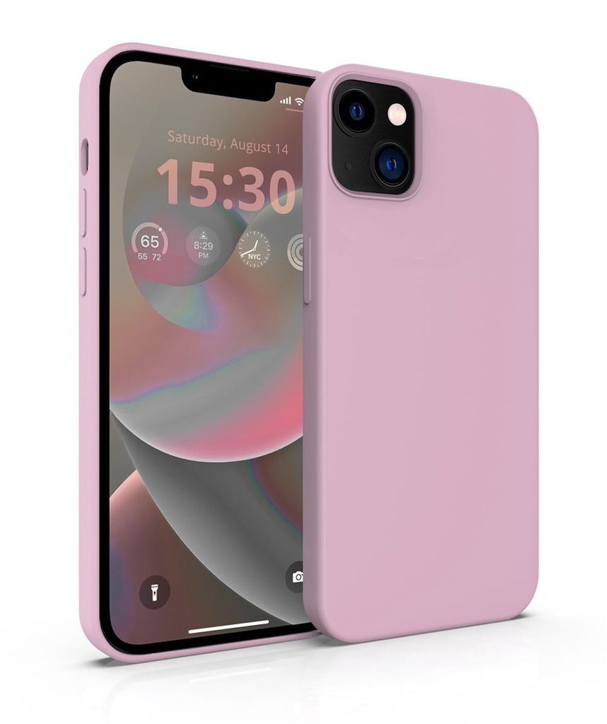 MyGadget Hülle kompatibel mit Apple iPhone 14 Plus - Gummierte Handyhülle - 3 Layer Struktur Schutzhülle mit Soft Inlay & Hardcase Cover außen ...